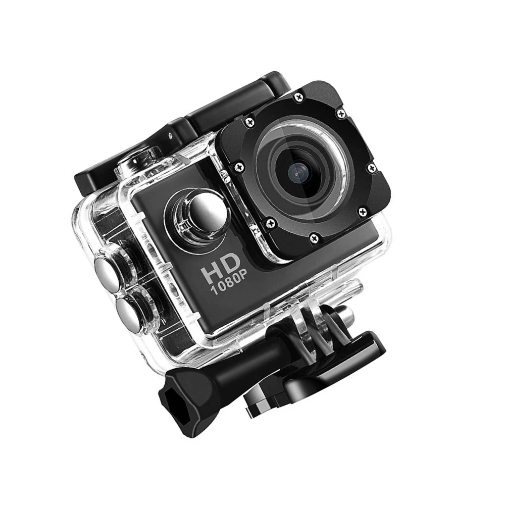 Спортивная видеокамера DV 2 дюйма Full HD 640p 12MP 170 градусов широкоугольная камера 30 м