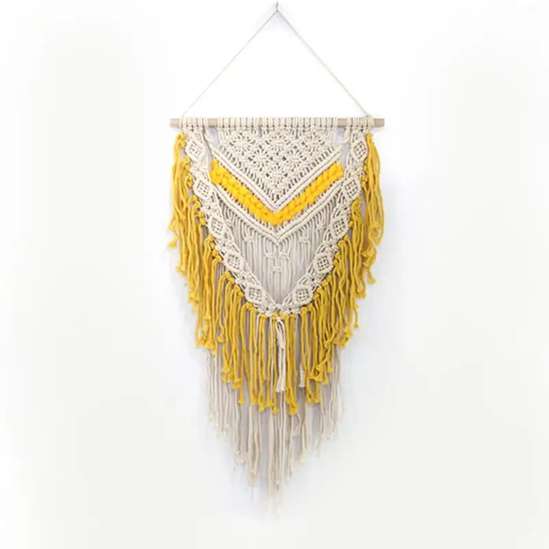 Прямая поставка богемный макраме ручной работы простой домашний подвесной декор
