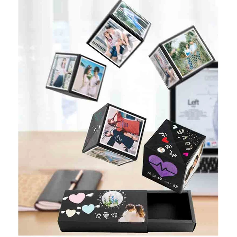Отличная креативная коробка для сюрпризов DIY подарок фотоальбом подарка на день