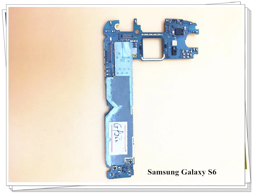 Европейская разблокированная оригинальная материнская плата для samsung Galaxy S6 G9200