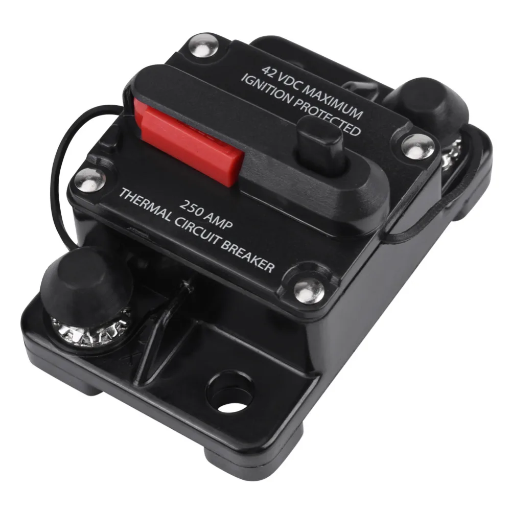 DC12V 42V 50A 250A автоматический выключатель автомобильный аудио Встроенный защита от