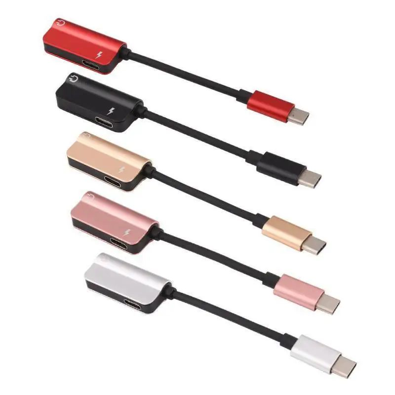 Type C до 3 5 мм аудио зарядный адаптер usb кабель type разъем для huawei P20 Pro Android мобильного