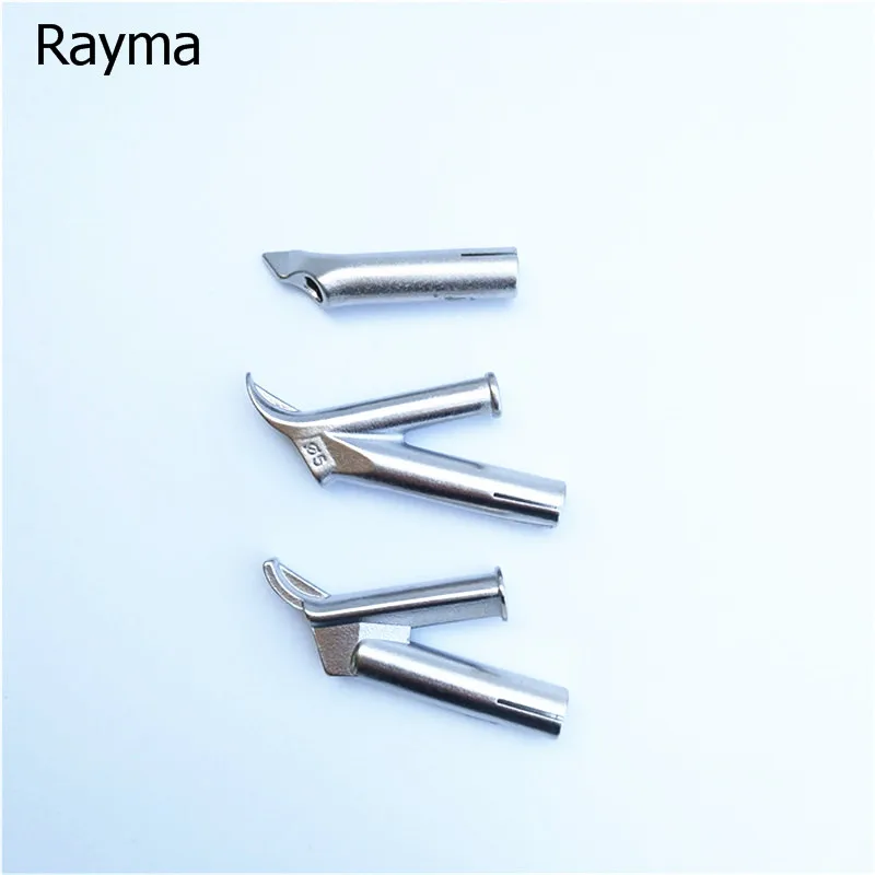 Rayma-pistola de aire caliente, boquilla de soldadura de velocidad de suelo, redonda, Triangular, 5mm, Punta de soldadura, para soldador de vinilo de plástico y PVC, 4 Uds.