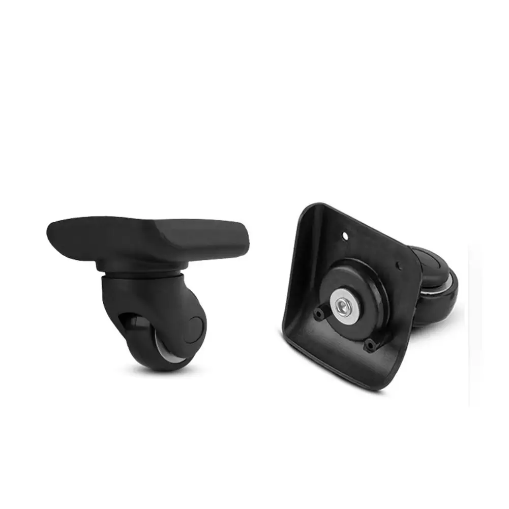Plastic Luggage Suitcase Wheels 4pcs Lightweigt Double Roller Casters Left Right Replacement Universal Black High Quality | Багаж и сумки