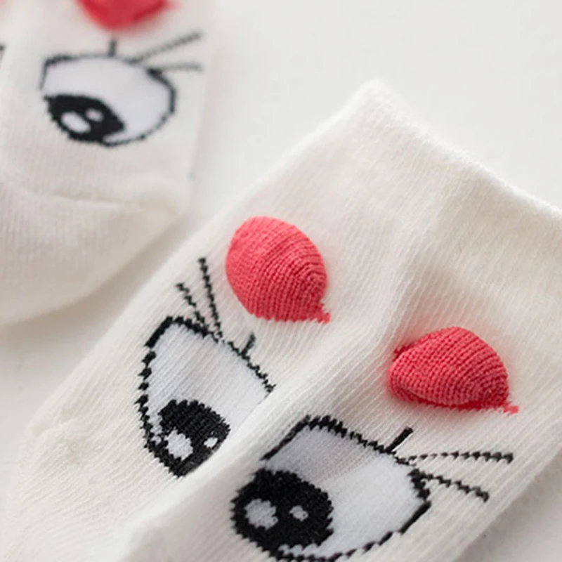 Calcetines antideslizantes de dibujos animados para beb&eacute;, ni&ntilde;o, Oto&ntilde;o, reci&eacute;n nacido, barco, zapatos de verano, Kindersokken-3