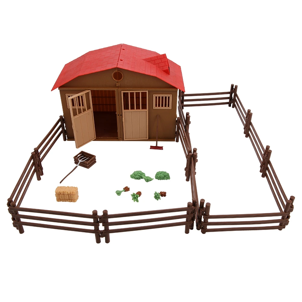ESTINK имитация мини фермерский дом сцена модель Детская ферма DIY игрушка