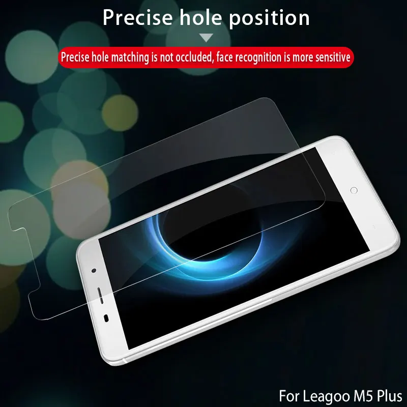 Закаленное стекло 9H для Leagoo Alfa 5 защитная пленка экрана M5 Plus Z1 стеклянная легкая в