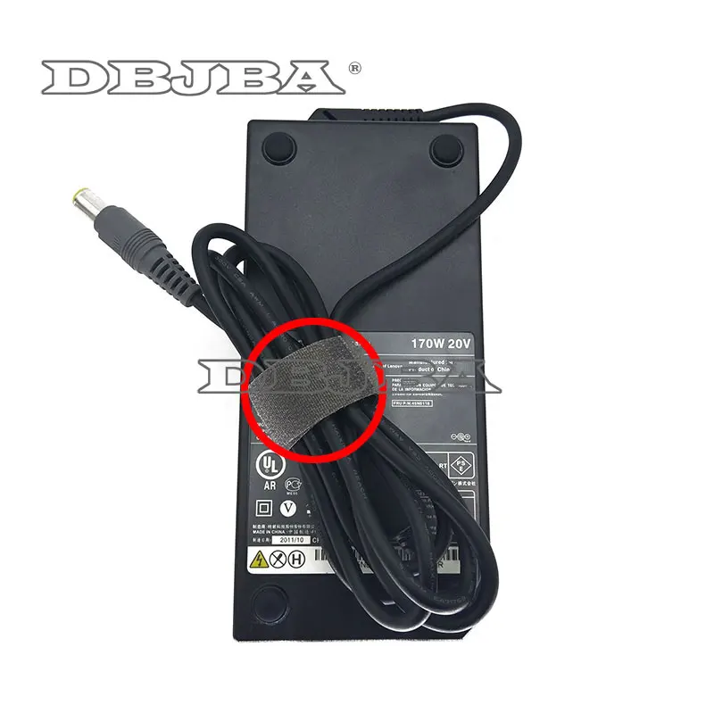 Оригинальный блок питания для ноутбука 20 в 170 а 7 9 Вт 5 x мм Lenovo ThinkPad W520 W530 45N0113 45N0114