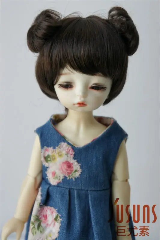 JD301 1/8 1/6 милый синтетический мохеровый парик BJD модный двойной круг