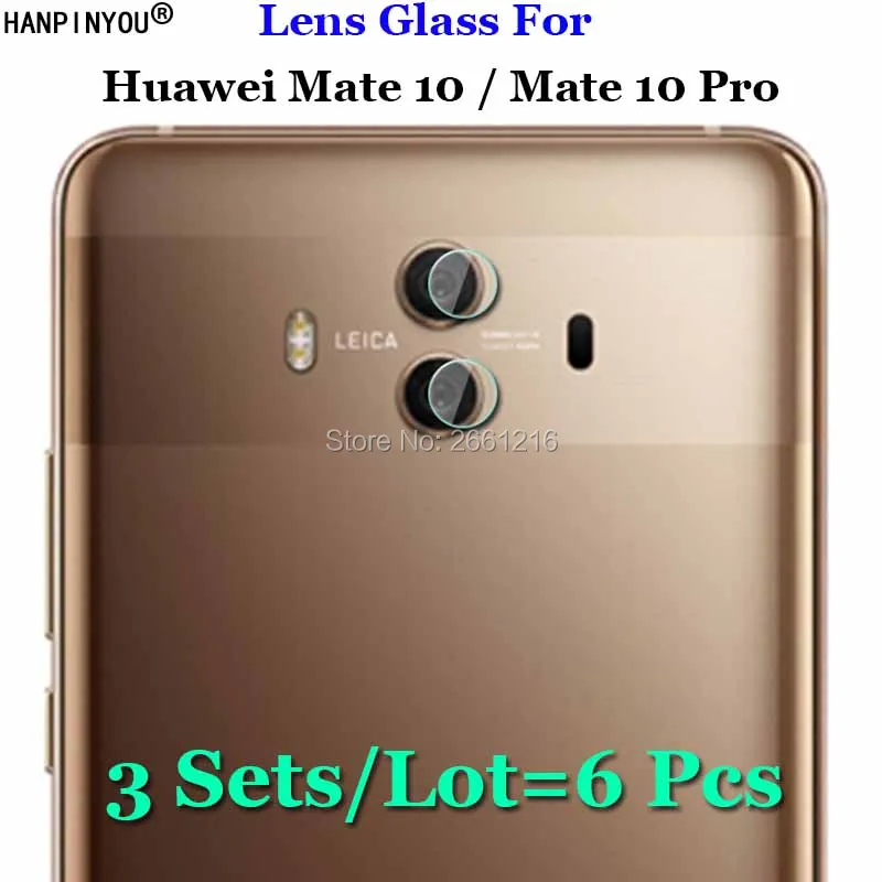 3 комплекта для Huawei Mate10/Mate 10 Pro 10pro из мягкого волокна прозрачное закаленное стекло