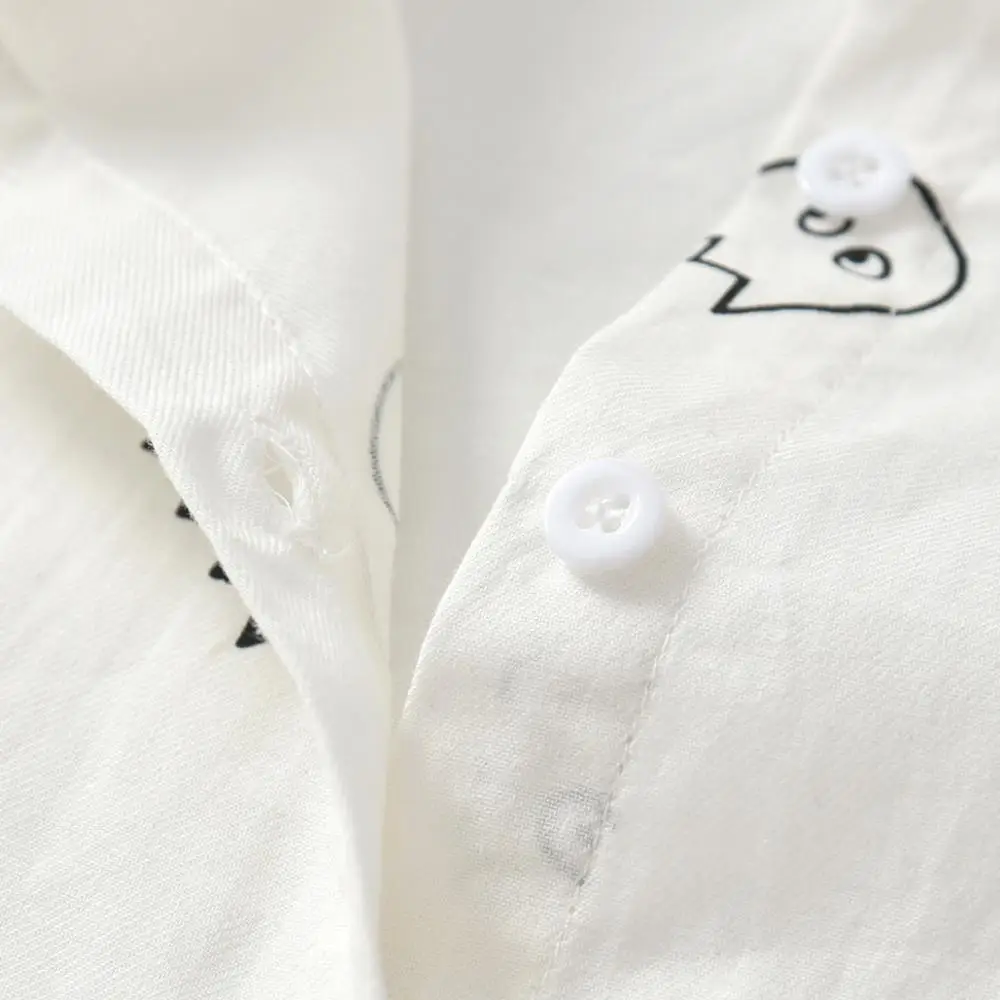 Повседневные рубашки VTOM для маленьких мальчиков детская одежда детский топ с