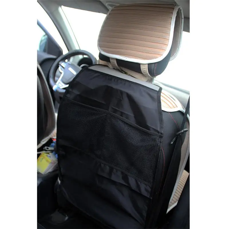 Folding Seat Back Protectors Kick Mats with Backseat Organizer Pocket Storage for Car Black | Автомобили и мотоциклы