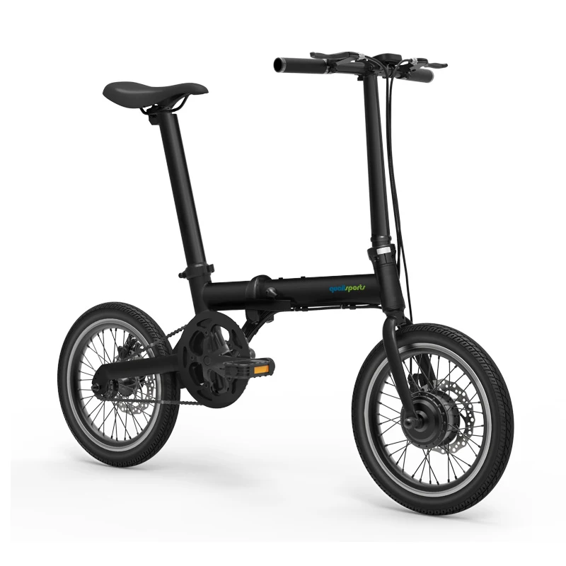 Günstig Tragbare Elektrische Fahrrad Zwei Räder Elektro-scooter 16 Zoll 250W 36V Mini Falten Elektro-bike Fahrrad Für Erwachsene