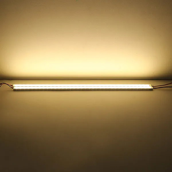 CLAITE 50 см IP68 9 Вт SMD 7020 Светодиодная лента 36LED теплая белая светодиодная жесткая