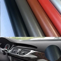 10cmx100cm leather grain vinyl for car panel dashboard internal diy wrap decals adhesive pvc car styling sticker