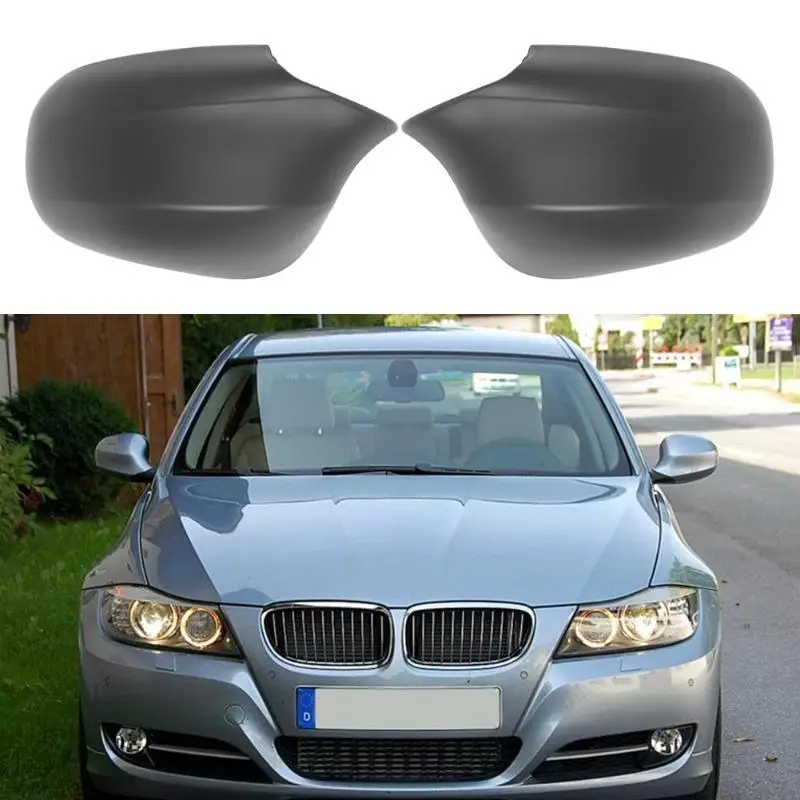 Боковые зеркала заднего вида крышки крыла зеркальные для E90 Facelift 2009 2012 Черный