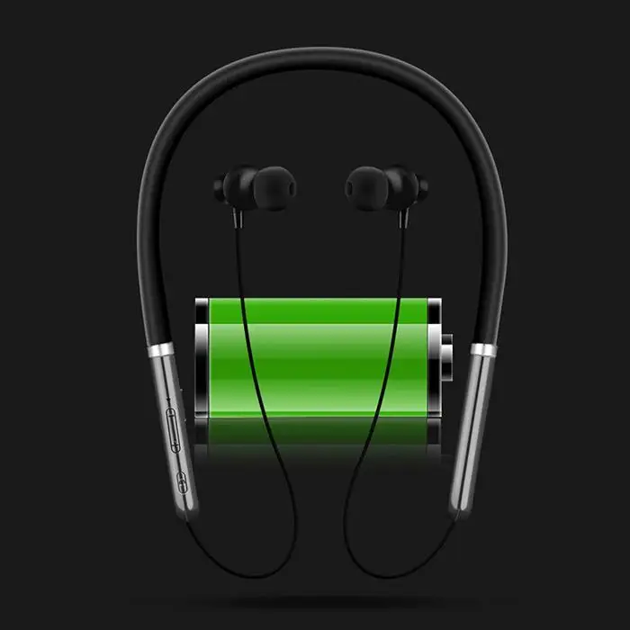 Портативный Bluetooth шейной Спорт стерео Беспроводная гарнитура Мода шеи висит