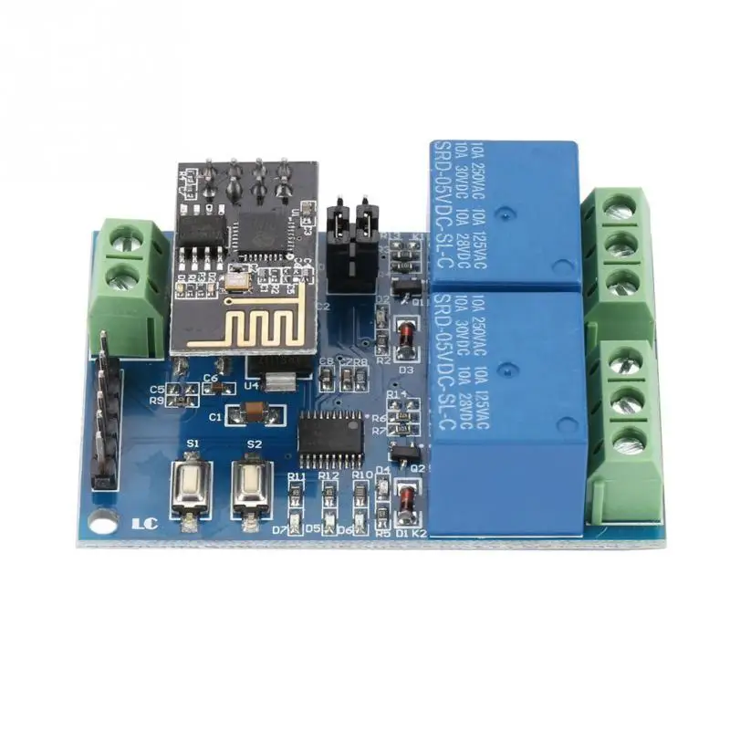 5V ESP8266 Dual Channel WiFi Relay Module IOT Smart Home Phone APP Remote Switch | Обустройство дома