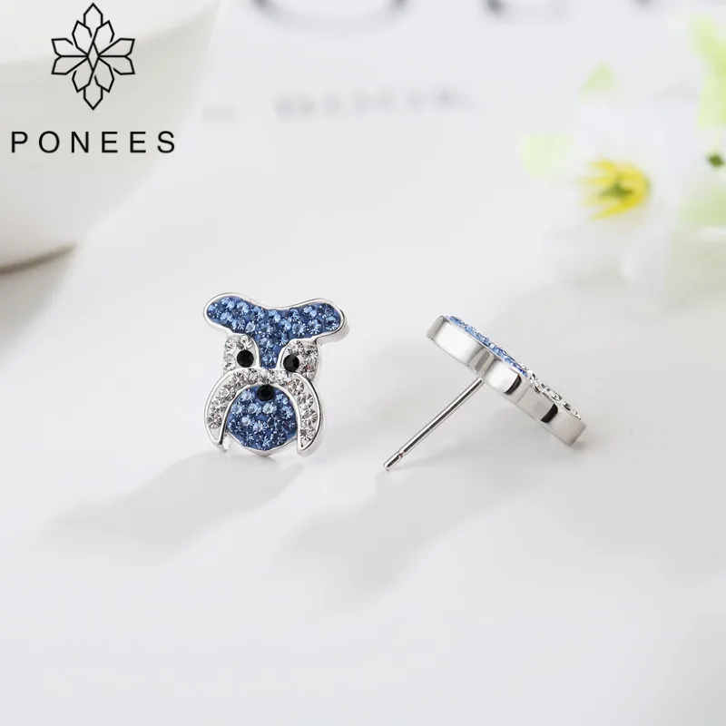 PONEES 2019 новые модные украшения в виде животных с кристаллами | Украшения и