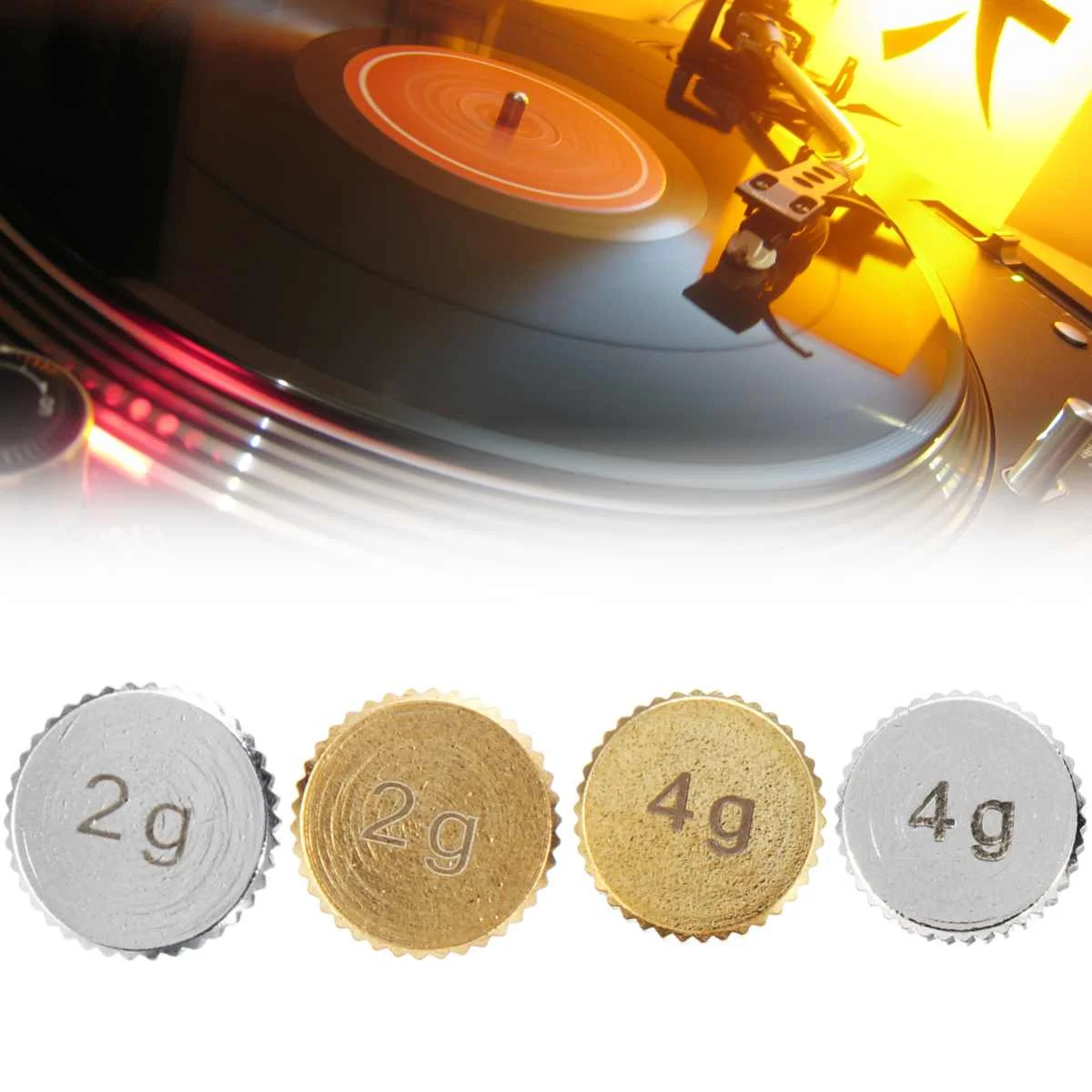 2/4 г Серебристая Золотая оболочка вес оболочки для Technics SL1200 SL1210 MK 2 3 5 M5G