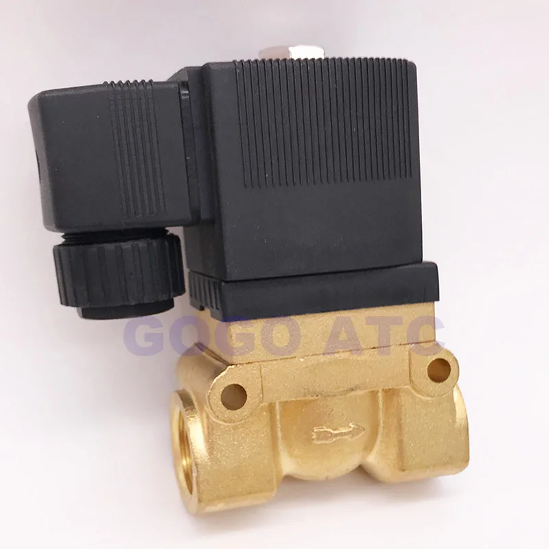 GOGO ATC 50bar высокотемпературный Соленоидный клапан высокого давления 3/8 BSP 24V DC
