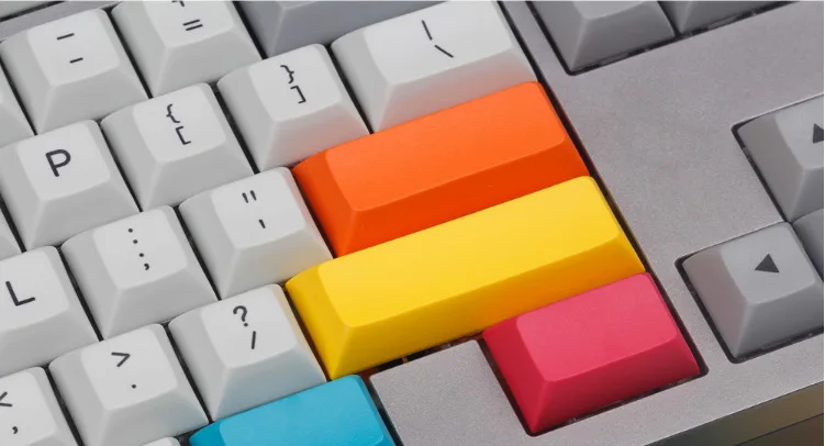

29 keys/pack dye sublimation pbt DSA Profile key cap mechanical keyboard CMYK no/top printed key caps with free key cap puller