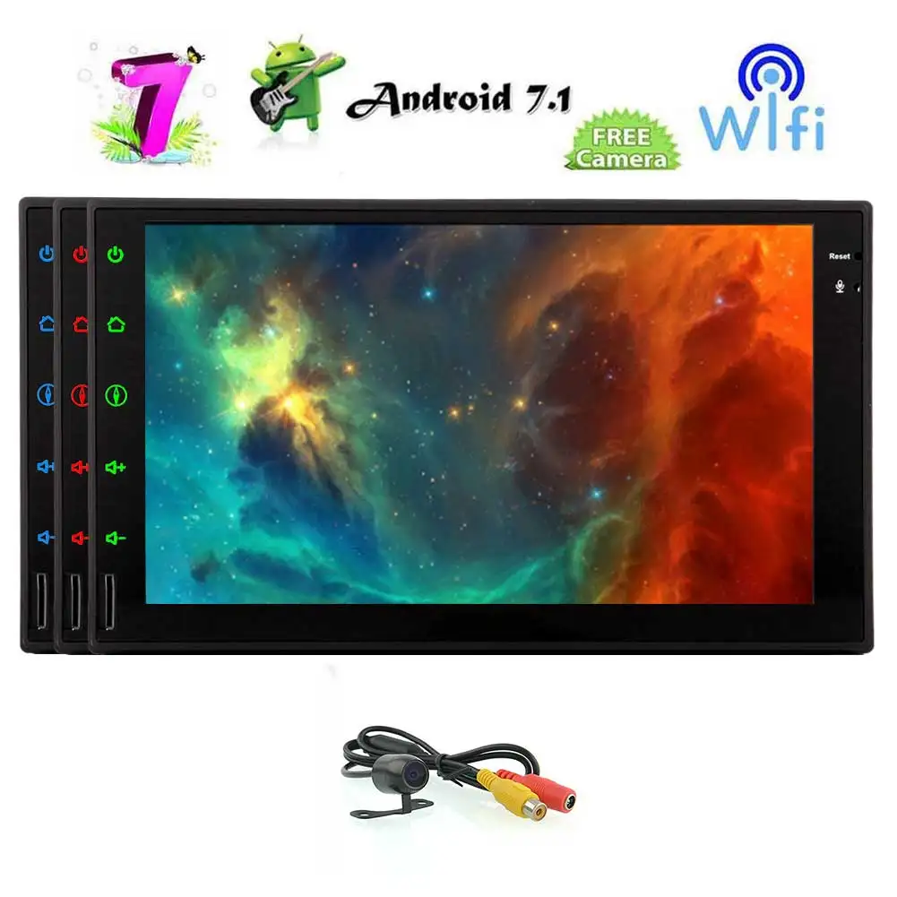 Android 7 1 Восьмиядерный двойной 2 Din автомобильная стереосистема в тире gps