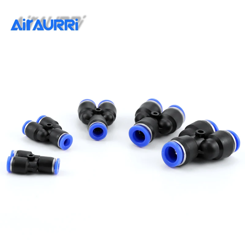 Высококачественные адаптеры PY4 Air Piping Y по заводской цене фитинги с одним касанием