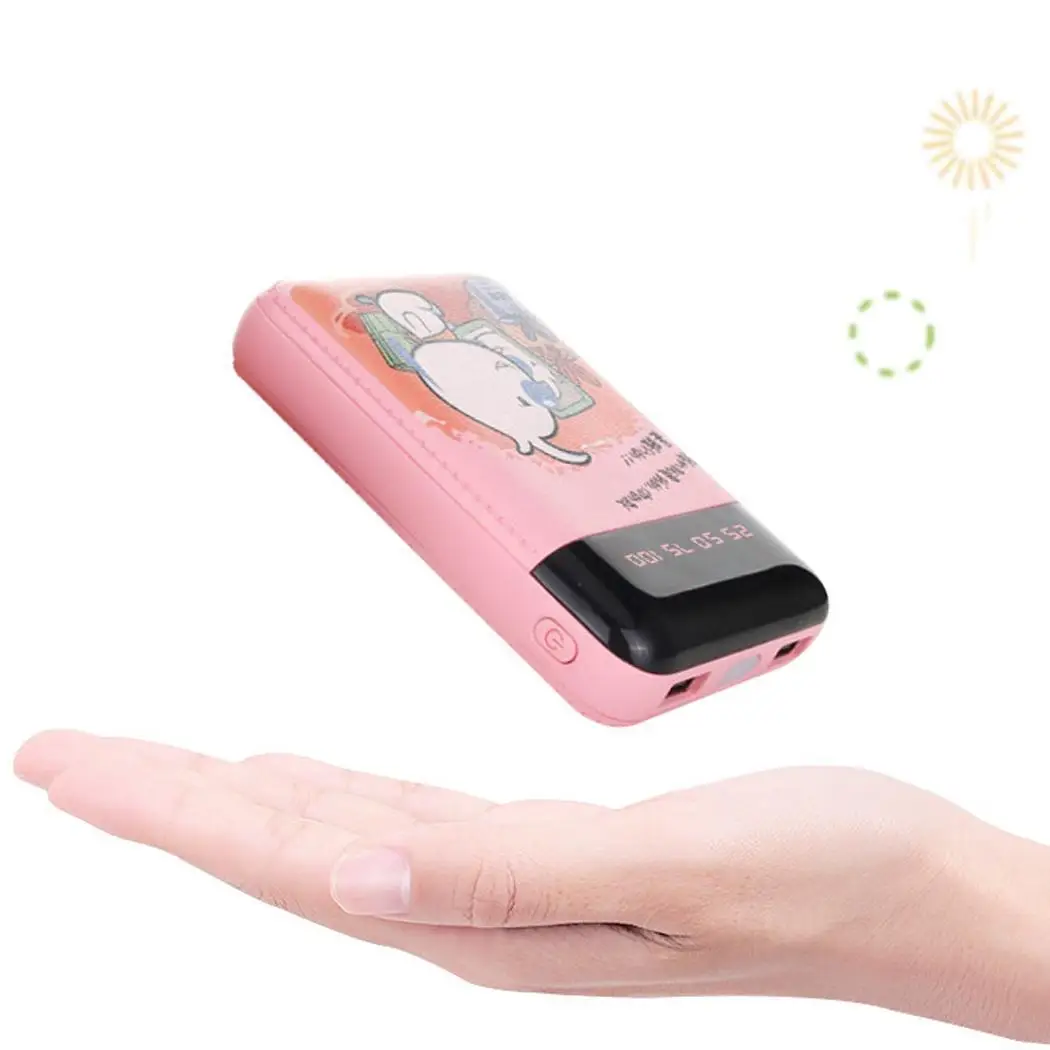 Мини Мощность Bank 10000 Mah Внешняя Батарея Портативный Быстрая зарядка 2A милые bank