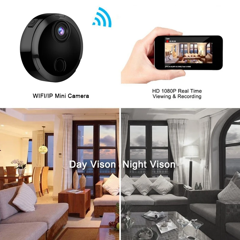 Hd15 мини-камера 1080P Wifi Ip Сетевая камера с датчиком инфракрасного ночного видения