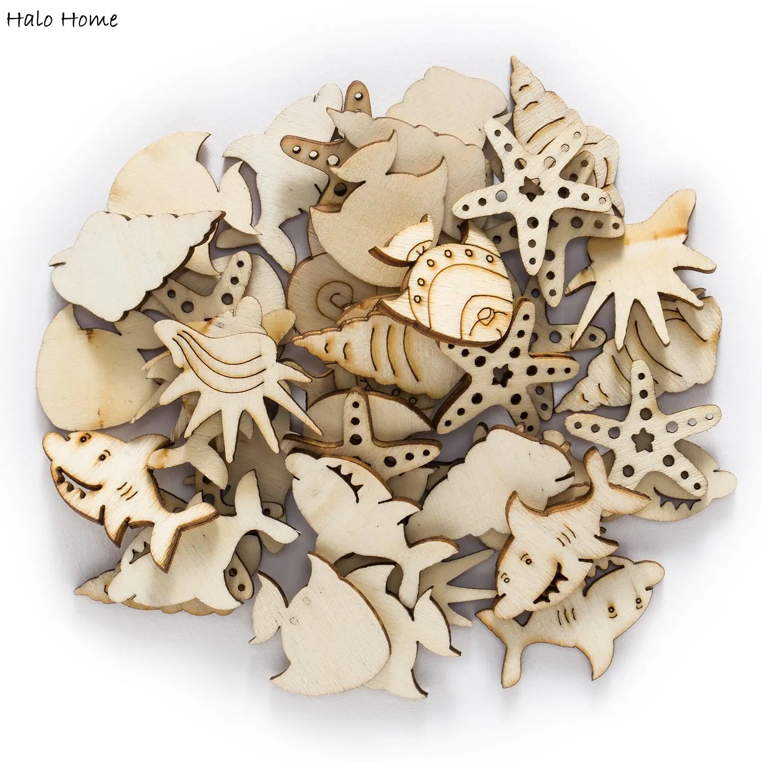 30 шт. морских обитателей серии древесные опилки украшения для скрапбукинга дома