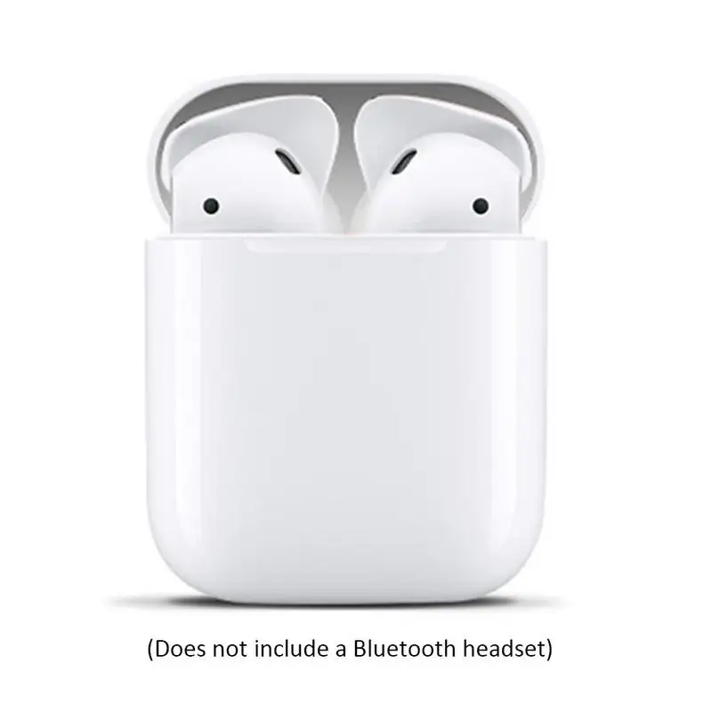Металлический пылезащитный кожух для Apple Airpods чехол оболочка кожа легко