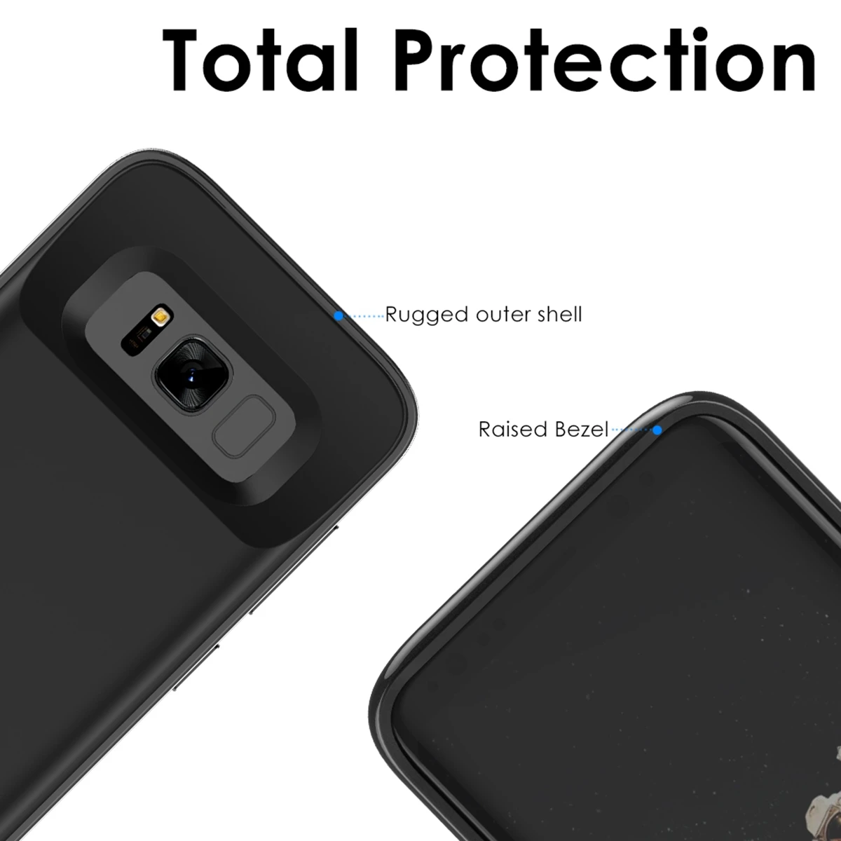 Батарея Зарядное устройство чехол для samsung Galaxy S8 4200 mAh Мощность банка зарядки банк