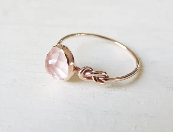2020 New Fashion Alloy Exquisite Cute Pink Stone Women's Ring Bride Wedding Birthday Special Gifts | Украшения и аксессуары