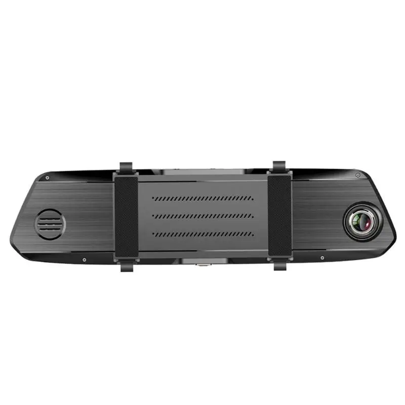 7 дюймовый экран Fhd 1080P двойной объектив Автомобильный видеорегистратор камера
