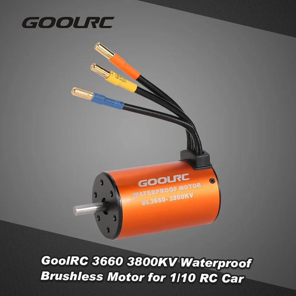 Новинка 2019 GoolRC 3660 3800KV водонепроницаемый бесщеточный двигатель для 1/10 RC