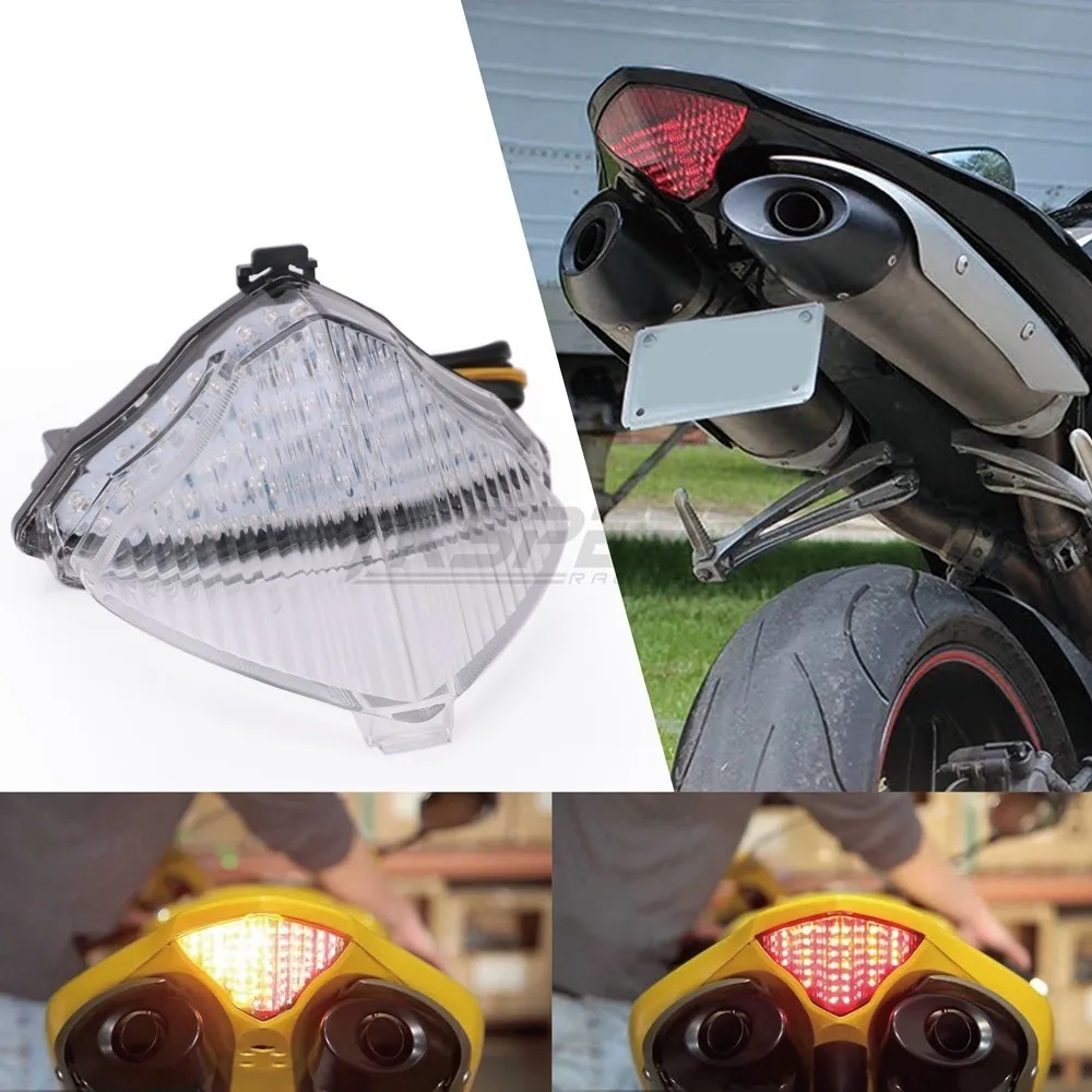 Для YAMAHA YZF R1 2004 2005 2006 мотоциклетный мигающий светодиодный задний фонарь