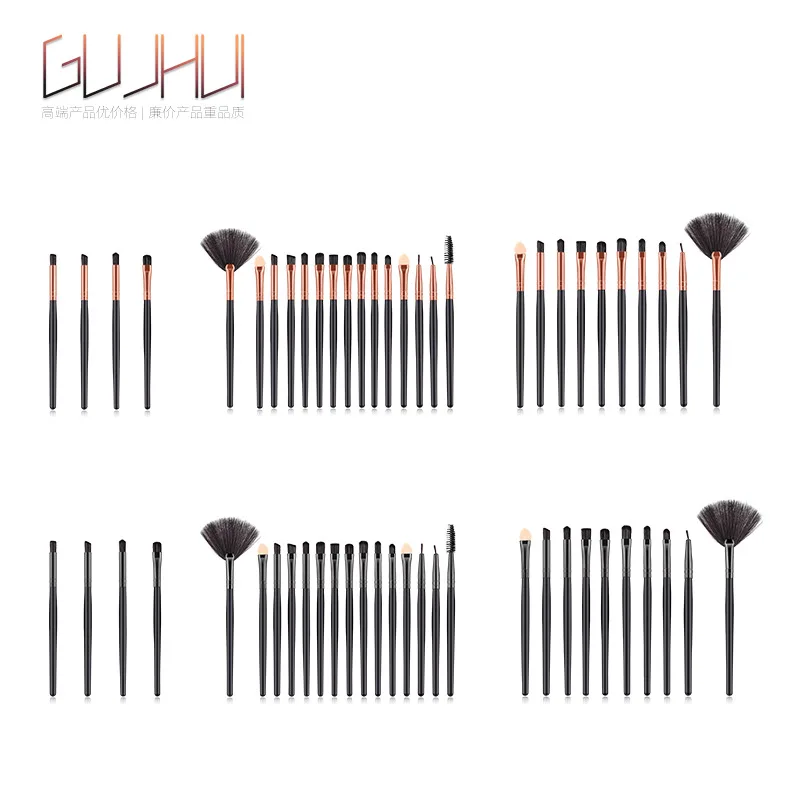 GUJIHUI Make up щетки 4/10/15 шт Многофункциональный Макияж Кисть консилер для глаз brush Set