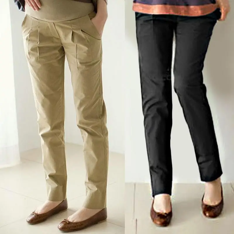 

Maternity Trousers Loose Stretch Women's Casual Pants Elastic Belly Protection Maternity Pregnant Pencil Pants