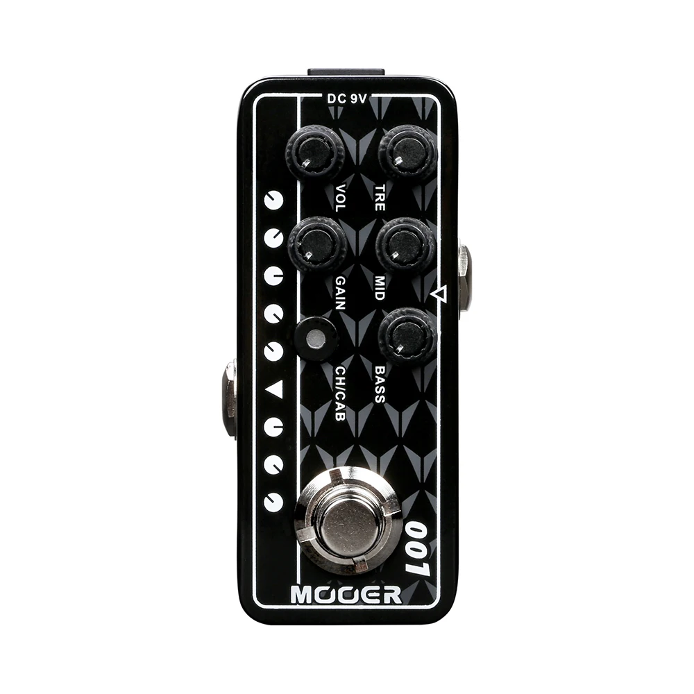 Mooer M001 АЗС эффекты электрогитары ограничение педали и реверберации темп Tap с