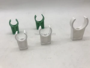 Бесплатная доставка 50 шт. Пластиковый Полипропиленовый одиночный U-образный зажим держатель трубы горячей и холодной воды, фиксированный зажим трубы, зажим, труба, фиксированные Аксессуары