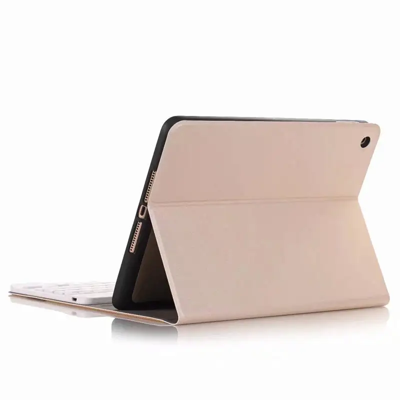 Тонкий кожаный чехол со съемной Bluetooth клавиатурой для iPad 5/6/2017/2018/Pro 9 7 &quot Чехол