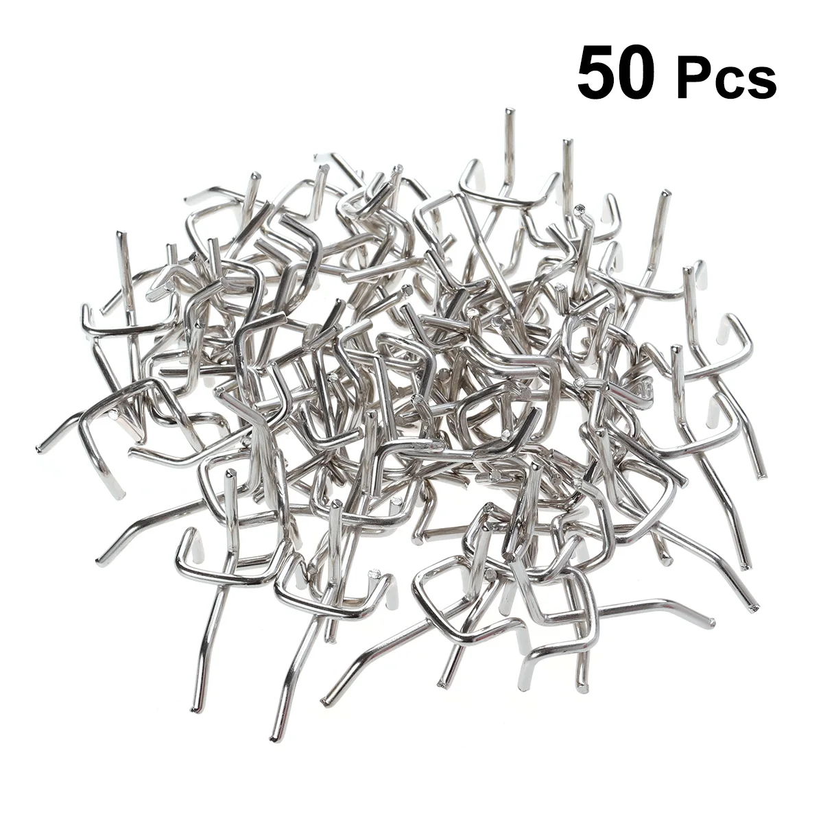Пакет из 50 углеродистой стали Практичный Прочный Peg доска Pegboard Крючки гаражные