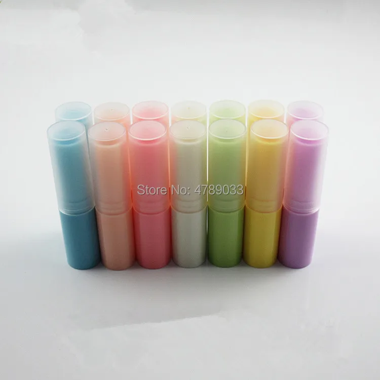 

50/100pcs 4g 4ml Empty Lipstick Tube Plastic Lip Balm Container Small Cosmetic Lipstick Gloss Sub-bottling With Matted Cap