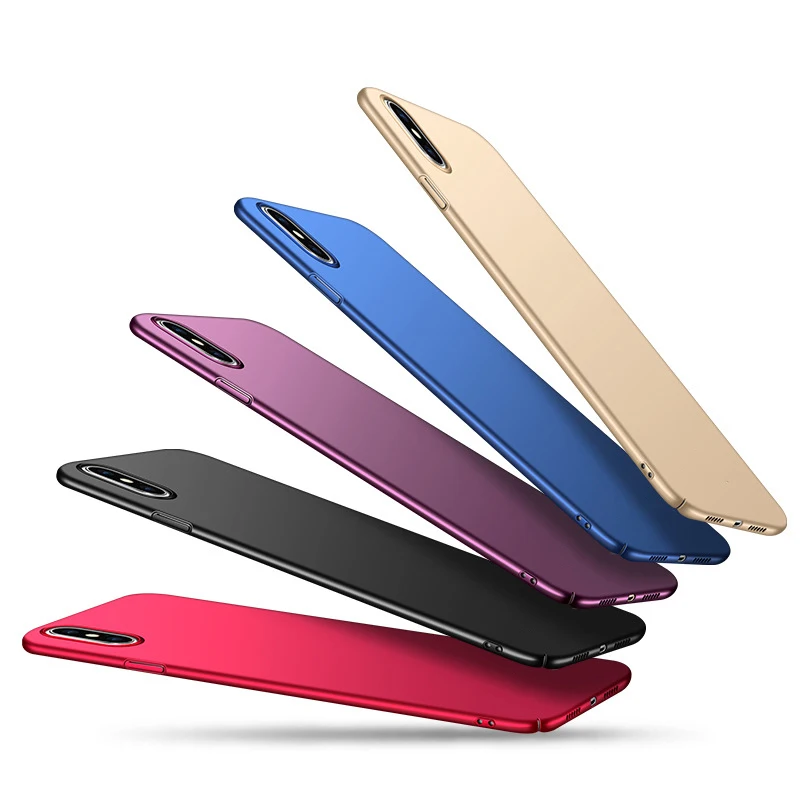 Discount Case for Apple iPhone X Cases 6 6S 7 8 Plus Cover High Quality PC Hard Matte Carcasas XR XS MAX Capa Coque |