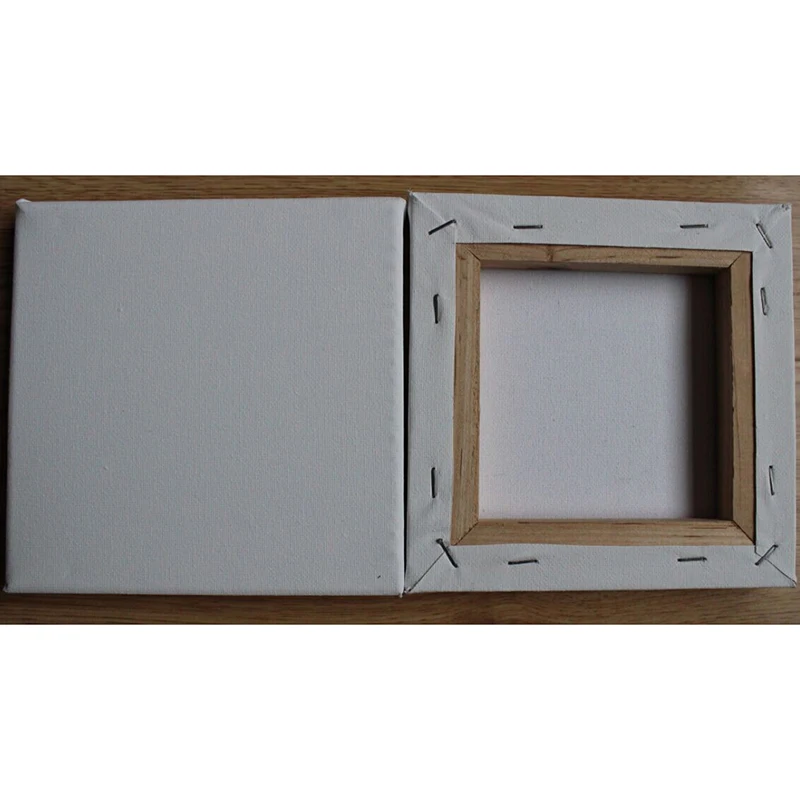 10xwhite Пустые Квадратные художественные холст деревянная доска рамка