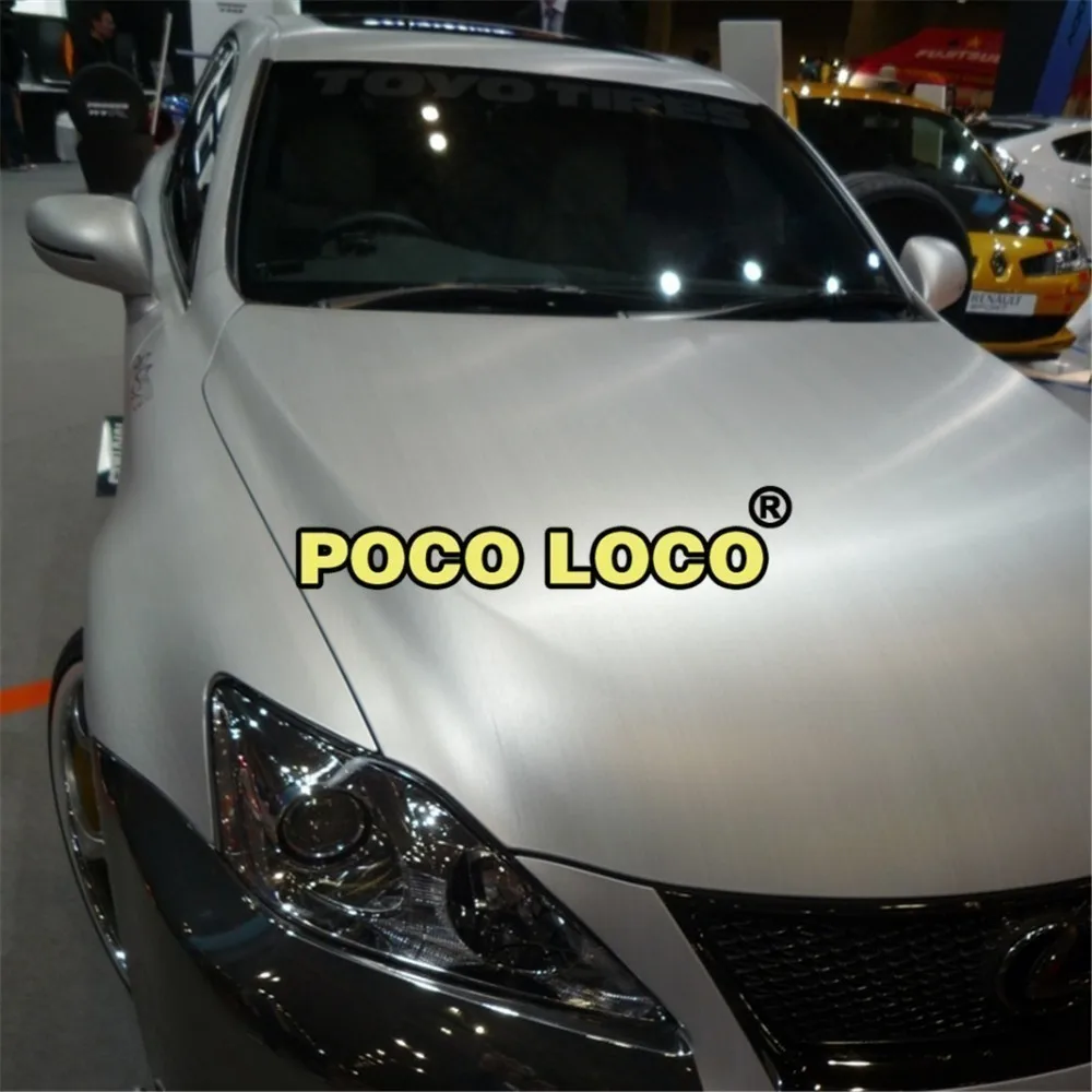 Премиум матовая алюминиевая металлическая стальная виниловая наклейка