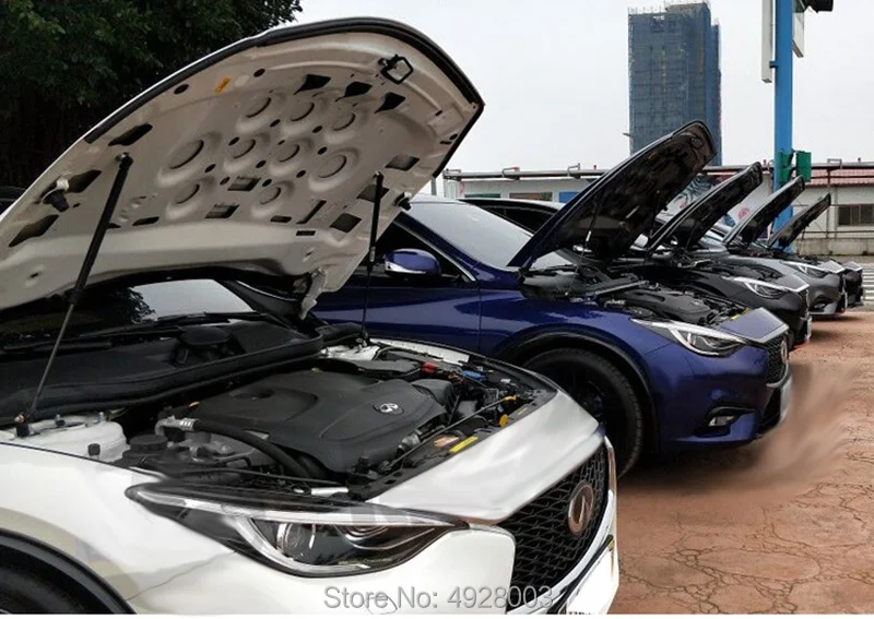 Для 2013 2019 Infiniti QX30 автомобильный подъёмный кронштейн с пружинным амортизатором