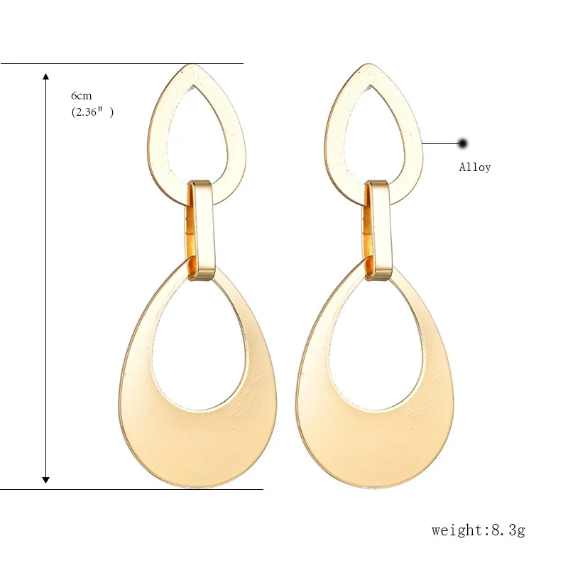 MESTILO новые модные женские массивные ювелирные изделия геометрические серьги для