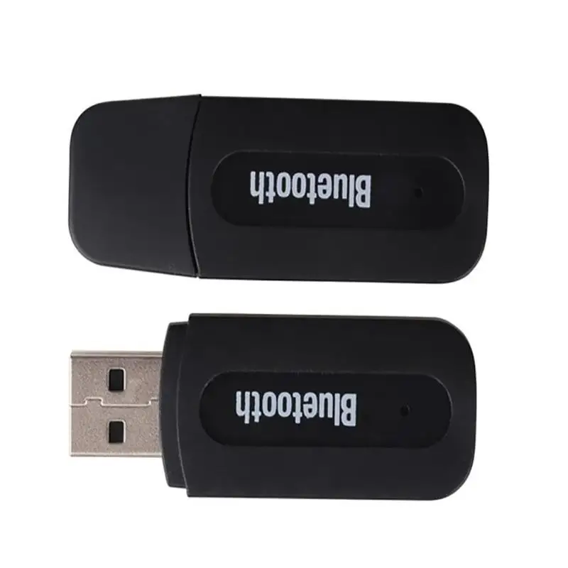 

DC 5V USB-POWER Bluetooth Audio Music Receiver with 3.5mm Audio Cable Black USB Bluetooth Adapter Wireless Stereo Audio Receiver